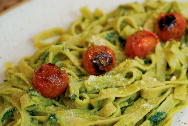 Pasta cremosa de aguacate